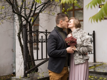 Миниатюра фотографии 'Осенний поцелуй' от фотографа в Минске Натальи Котенко