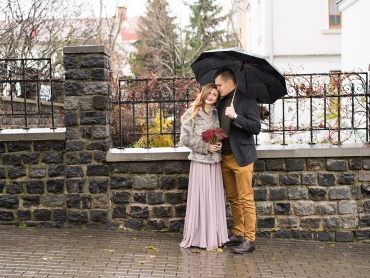 Миниатюра фотографии 'Любовь под дождем' от фотографа в Минске Натальи Котенко