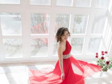 Миниатюра фотографии 'Красное платье' от фотографа в Минске Натальи Котенко